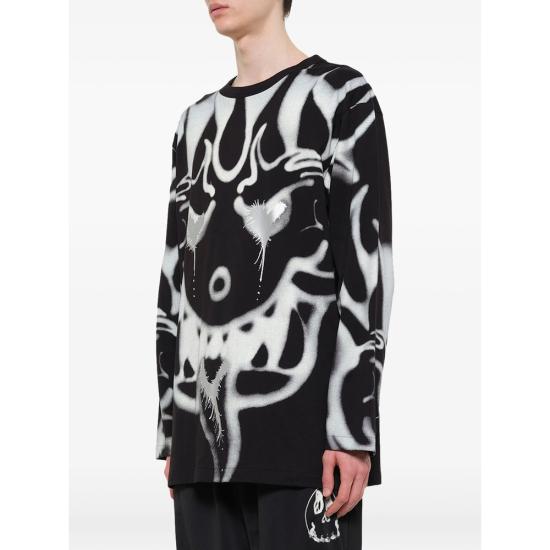 26FW 와이쓰리 탑 KQ8582 BLACK BLACK WHITE - Y-3