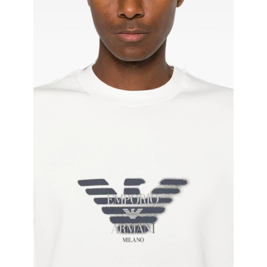 26FW 엠포리오 아르마니 니트웨어 AF10013 EM007315 U0003 WHITE - EMPORIO ARMANI