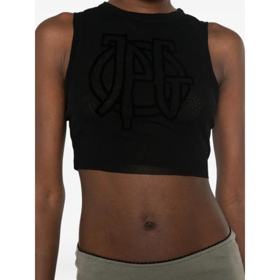 26FW 장 폴 고티에 민소매 티셔츠 TO542 M000 00 BLACK - JEAN PAUL GAULTIER