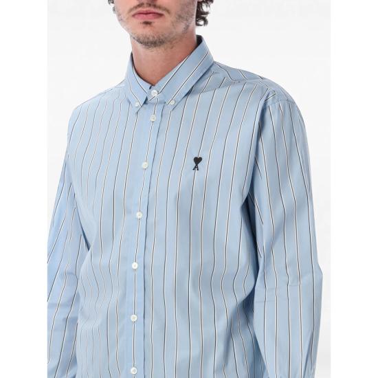 26FW 아미 긴팔 셔츠 USH878 CO0249 A232 BLUE - AMI