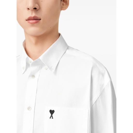 26FW 아미 긴팔 셔츠 HSH822 CO0045 100 WHITE - AMI