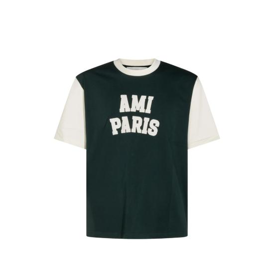 26FW 아미 반팔 티셔츠 UTS418 JE0272 A244 GREEN NEUTRALS