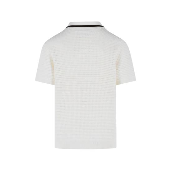 26FW 카사블랑카 폴로 티셔츠 AW26 KW 1480 01 WHITE NEUTRALS - CASABLANCA