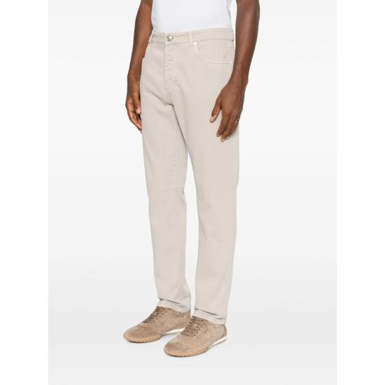 26FW 브루넬로 쿠치넬리 스트레이트 팬츠 M277PX1290 C7507 NEUTRALS - BRUNELLO CUCINELLI