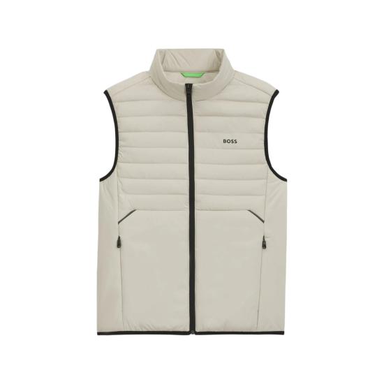 26FW 보스 패딩 조끼 50545867 272 NEUTRALS