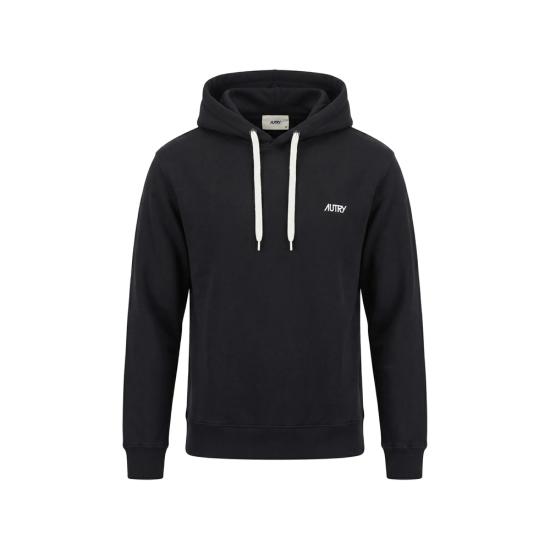 26FW 오트리 로고 후드 티셔츠 HOPM 002K BLACK
