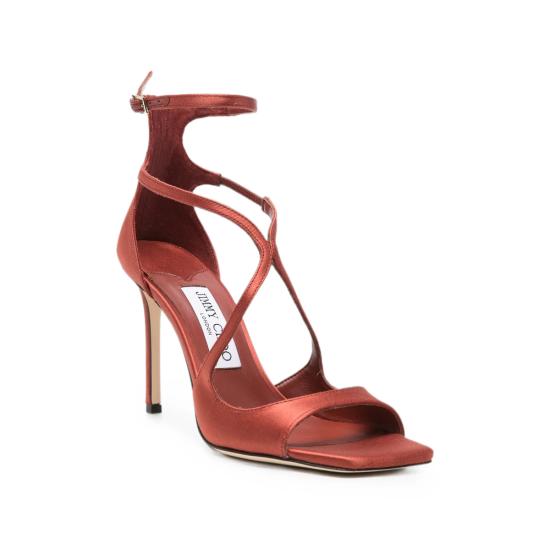 26FW 지미추 힐/펌프스 AZIA 95 SAT CHERR RED - JIMMY CHOO