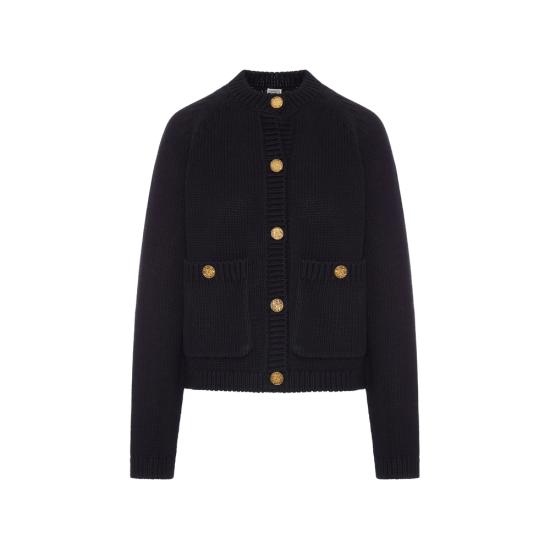 26FW 토템 가디건 263 WRT0853 YA0299 001 BLACK