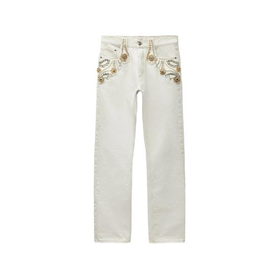 26FW 베르사체 데님 팬츠 1A18651 1025903 1DB80 GREY