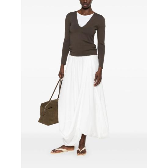 26FW 토템 스웨터 262 WRT0685 YA0243 427 WALNU BROWN - TOTEME