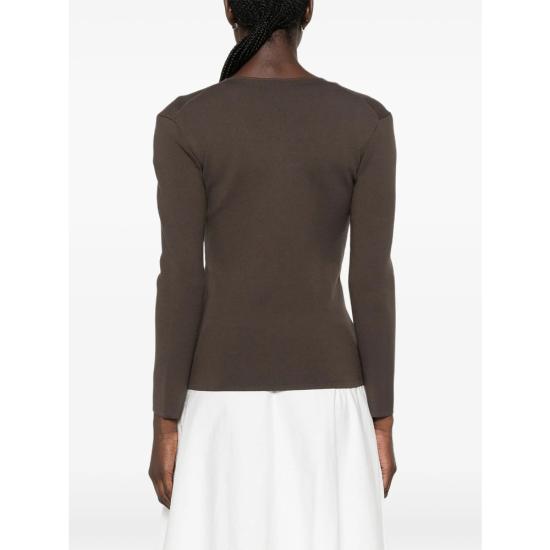 26FW 토템 스웨터 262 WRT0685 YA0243 427 WALNU BROWN - TOTEME