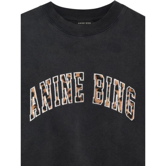 26FW 애니빙 긴팔 티셔츠 A 08 12110 WBL1 BLACK - ANINE BING