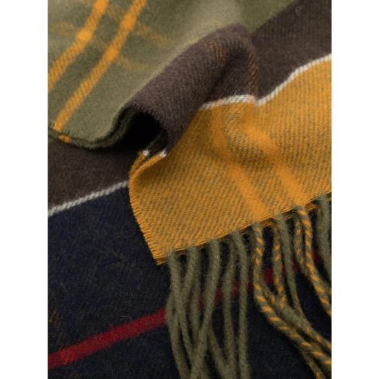 26FW 바버 머플러/스카프 USC0322 TN11 GREEN BLUE - BARBOUR