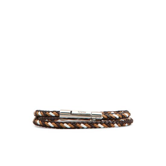 26FW 토즈 브레이슬릿 XEMB1900200U KA3L64 SILVER BROWN