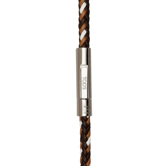 26FW 토즈 브레이슬릿 XEMB1900200U KA3L64 SILVER BROWN - TODS