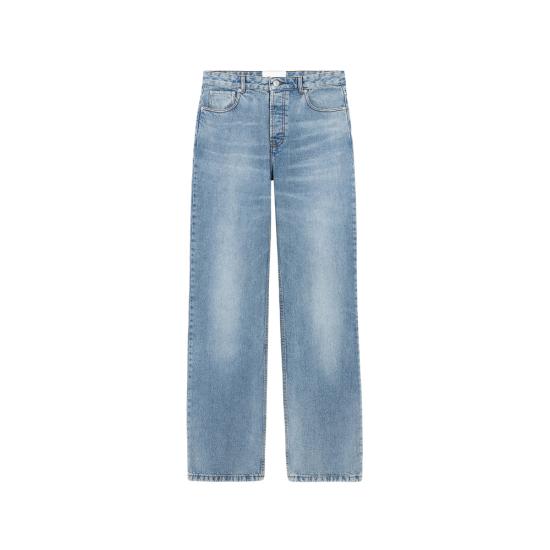 26FW 아미 데님 코튼 라지 핏 진 HTR450 DE0046 480 BLUE
