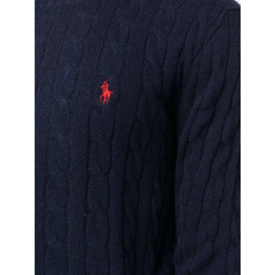 26FW 랄프 로렌 니트웨어 710876762002 NAVY BLUE - RALPH LAUREN