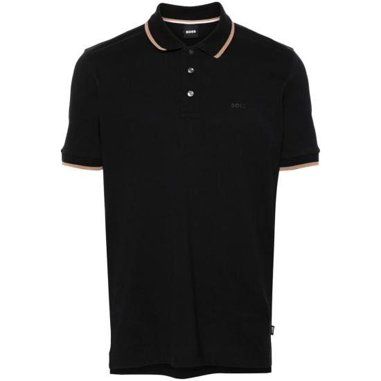 26FW 보스 폴로 티셔츠 50494697 002 BLACK