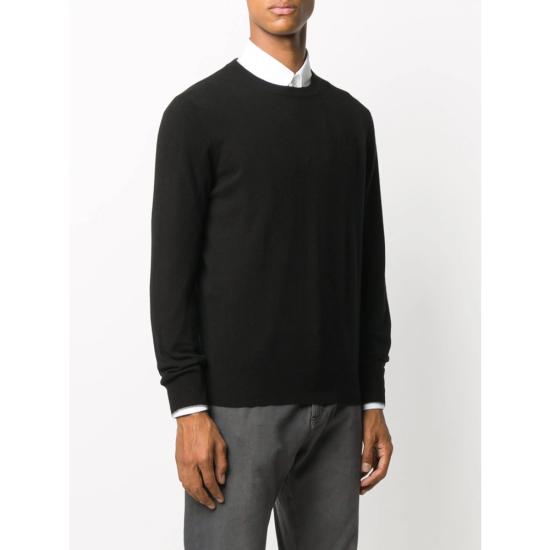 26FW 브루넬로 쿠치넬리 캐시미어 니트 M2200100 CH101 BLACK - BRUNELLO CUCINELLI