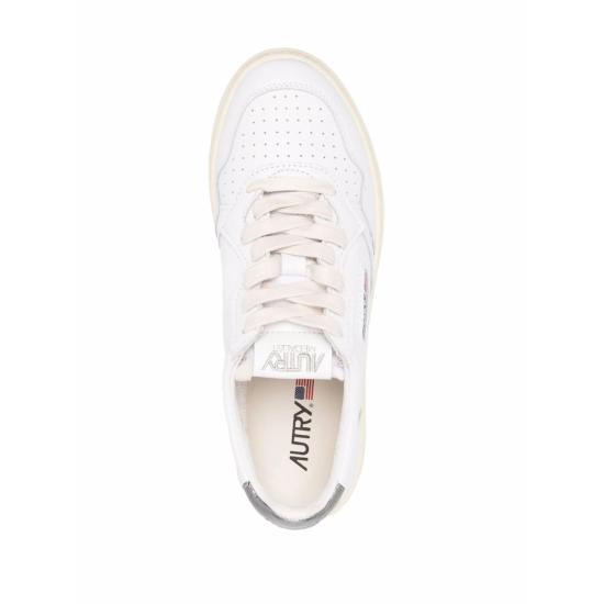 26FW 오트리 메달리스트 로우 레더 스니커즈 AULW LL05 WHITE - AUTRY