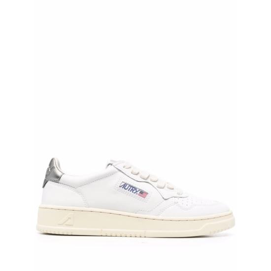 26FW 오트리 메달리스트 로우 레더 스니커즈 AULW LL05 WHITE