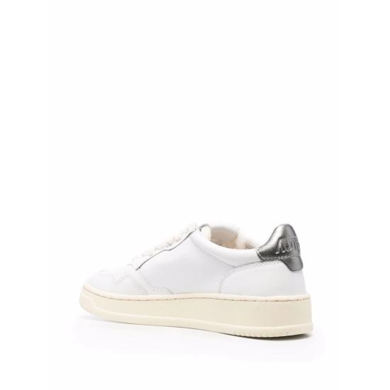 26FW 오트리 메달리스트 로우 레더 스니커즈 AULW LL05 WHITE - AUTRY