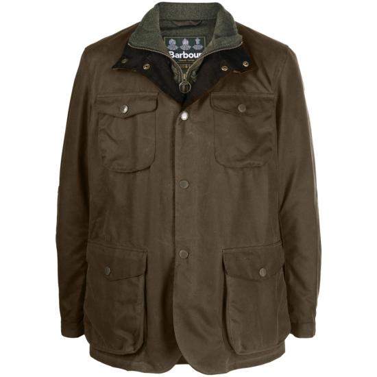 26FW 바버 오그스톤 왁스 자켓 MWX0700 OL51 GREEN