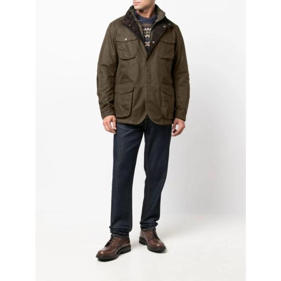 26FW 바버 오그스톤 왁스 자켓 MWX0700 OL51 GREEN - BARBOUR
