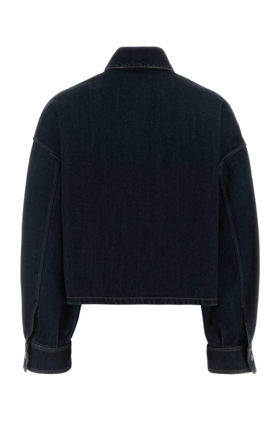 26FW 프라다 크롭드 데님 셔츠 자켓 GFC070SOOO19VI F0008 Blue - PRADA