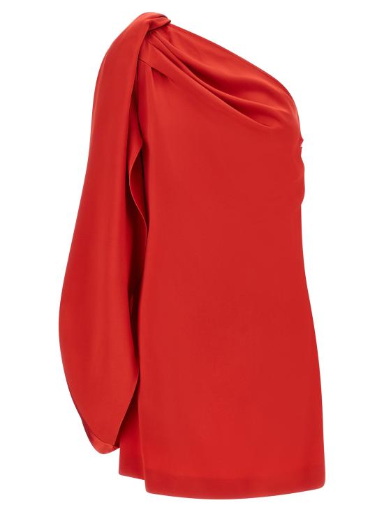 26FW 스텔라 맥카트니 미디 원피스 6A07063FU3026453 Red