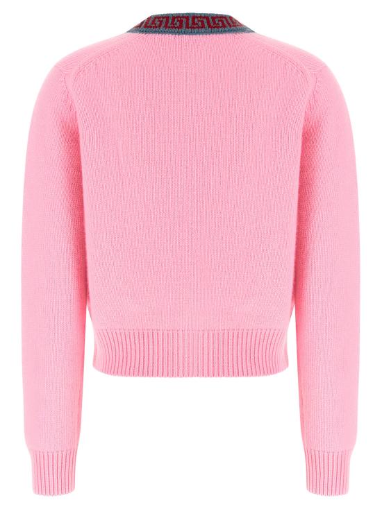 26FW 베르사체 가디건 10267671A191611PS10 Pink - VERSACE