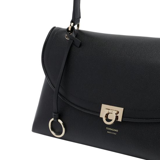 26FW 살바토레 페라가모 숄더백 796247 21A869NERO TESTA DI MORO BLACK - SALVATORE FERRAGAMO