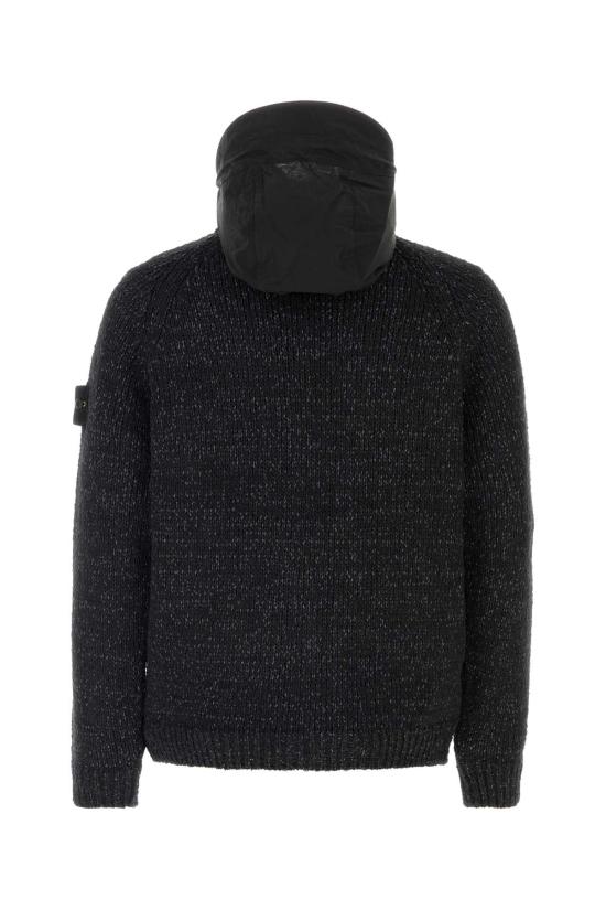26FW 스톤 아일랜드 후드 티셔츠 L2S15 5100015 S0N18 V0029 BLACK DOM - STONE ISLAND