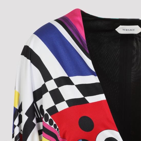 26FW 베르사체 숏 원피스 1026575 1A19285 5X000 MULTICOLOR - VERSACE