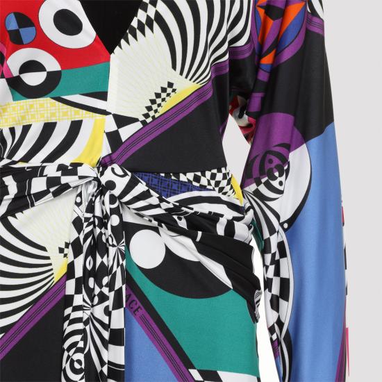 26FW 베르사체 숏 원피스 1026575 1A19285 5X000 MULTICOLOR - VERSACE