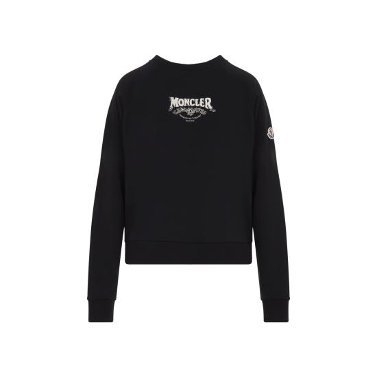 26FW 몽클레어 긴팔 티셔츠 L20938G00033 89ALI 999 BLACK - MONCLER