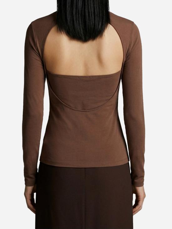 26FW 르메르 긴팔 티셔츠 TS0053 BROWN - LEMAIRE