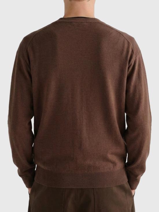 26FW 르메르 릴렉스 트위스트 가디건 릴렉스 트위스트 가디건 PO0052M BROWN - LEMAIRE
