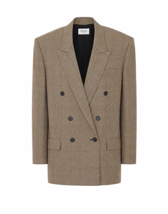 26FW 생로랑 수트 자켓 871065 Y3L612242 Beige
