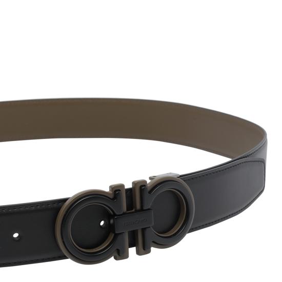 26FW 살바토레 페라가모 가죽 벨트 797486 67A254NERO Black - SALVATORE FERRAGAMO