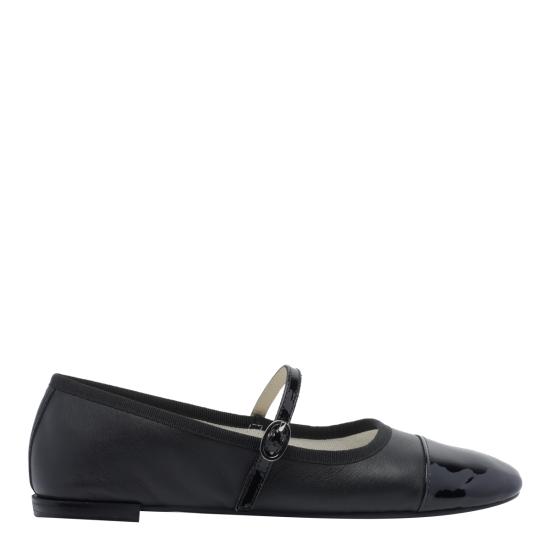 26FW 레페토 조지아나 플랫슈즈 V4222VVE 410 Black