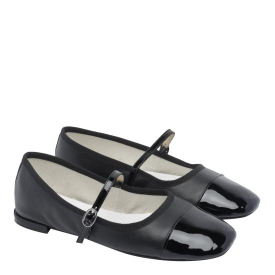 26FW 레페토 조지아나 플랫슈즈 V4222VVE 410 Black - REPETTO