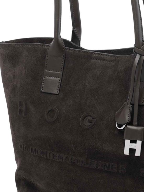 26FW 호간 숄더백 KBW01TA0200UGMS808 Brown - HOGAN