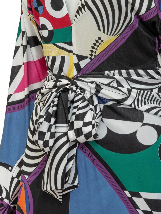 26FW 베르사체 숏 원피스 10265751A19285 5X000 MULTICOLOR - VERSACE