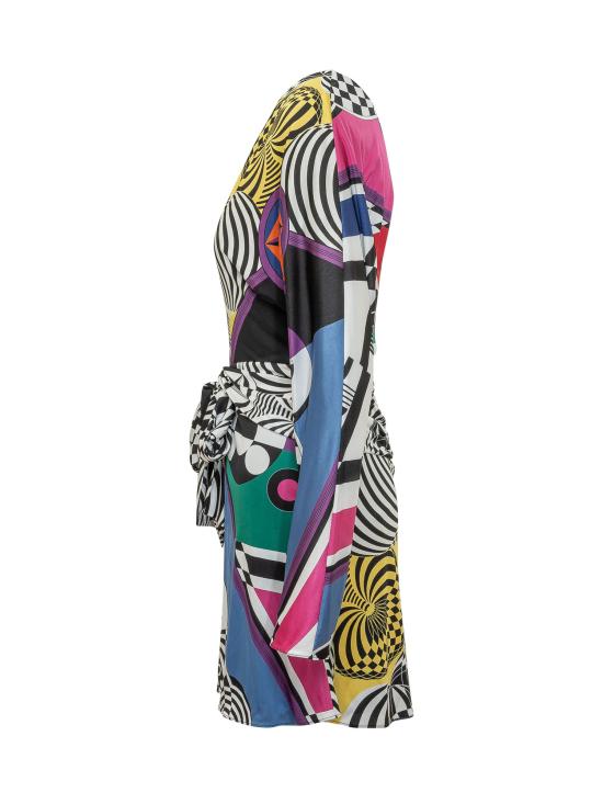 26FW 베르사체 숏 원피스 10265751A19285 5X000 MULTICOLOR - VERSACE