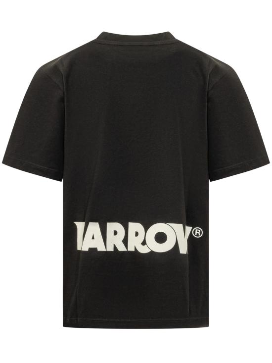 26FW 바로우 반팔 티셔츠 F6BWUATH013 110 NERO - BARROW
