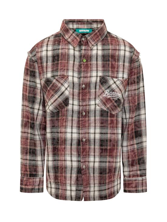 26FW 바로우 긴팔 셔츠 F6BWUASI032 040 ROSSO