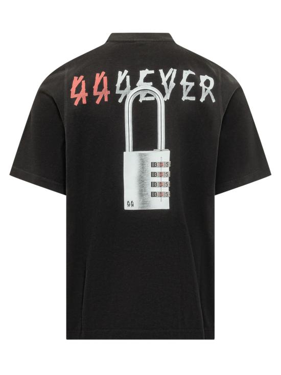 26FW 44레이블 반팔 티셔츠 B0030673FA779 P849 BLACK FOREVER 44 RED - 44 LABEL