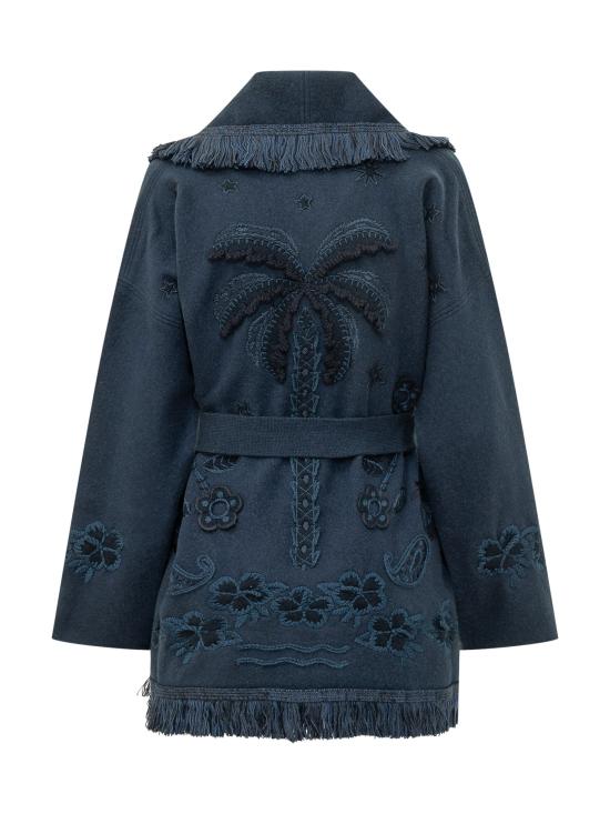 26FW 알라누이 가디건 LWHB064E26KNI006 4646 NAVY BLUE - ALANUI