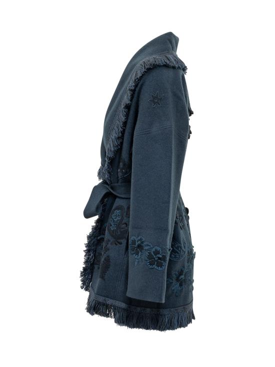 26FW 알라누이 가디건 LWHB064E26KNI006 4646 NAVY BLUE - ALANUI
